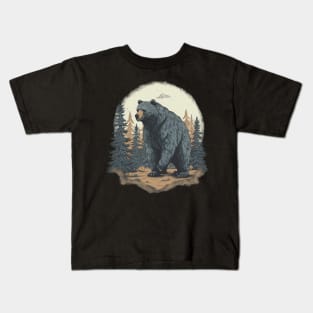 Forest bear Kids T-Shirt